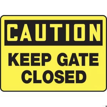 Accuform OSHA CAUTION SAFETY SIGN KEEP GATE MABR609VP MABR609VP